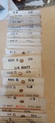 New | in-Stock TRW 1/4 WATTS CARBON RESISTORS Miscellaneous Equipment (Electrical & Power) Arizona US | ASSET CONVERSION SPECIALISTS, INC. #1360609