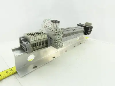 Allen Bradley 1492-H Mixed Lot DIN Rail Fuse Holders Terminal Blocks Lot of 63