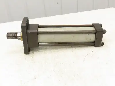Horiuchi F8-SE Hydraulic Cylinder 80mm Bore 250mm 9.8" Stroke Flange Mount