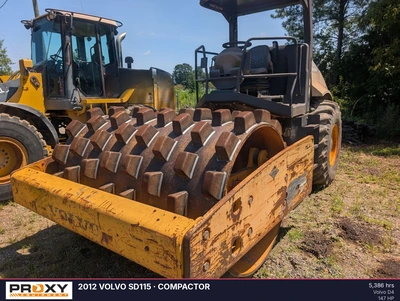 Used 2012 VOLVO SD115 Road Rollers Alabama US | Proxy Equipment #1388993