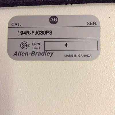 USED ALLEN BRADLEY 194R-J030P3 SER A
