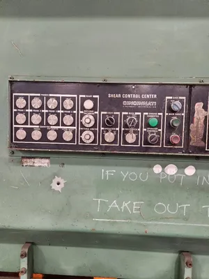 1988 CINCINNATI INC 500X10FT Power Squaring Shears | Mohawk Machinery (4)