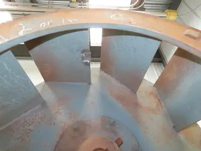 New York Backward Inclined Blower Wheel Centrifugal Impeller 27" Dia. x 10"