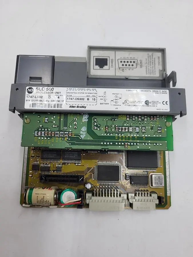 Used ALLEN-BRADLEY ALLEN BRADLEY SLC500 PROCESSOR UNIT 1747-L532 CPU  1747-OS302 PLC Processors | ND Industrial Surplus #1215742