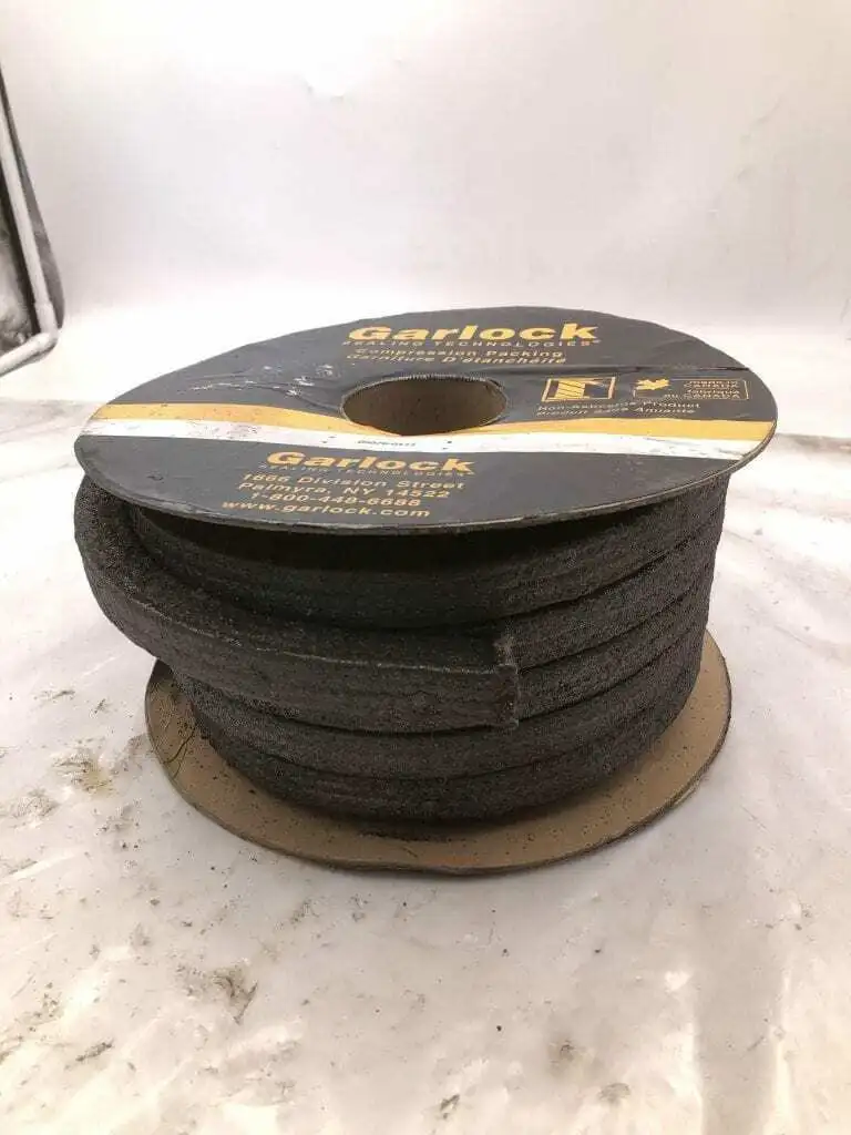 Garlock 8913 Synthetic 3/4″ Lattice Braid Compression Packing; 10′