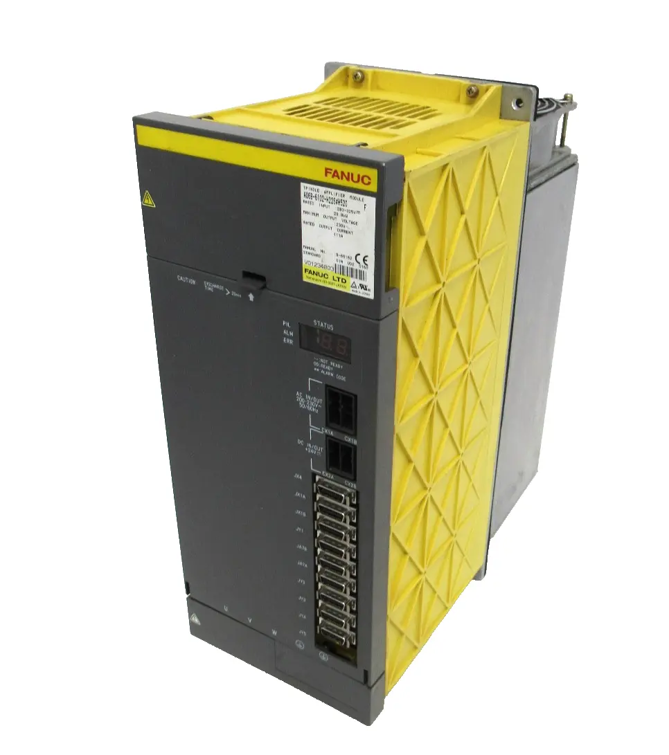 USED FANUC A06B-6102-H226#H520 SPINDLE AMPLIFIER SER F A06B6102H226H520