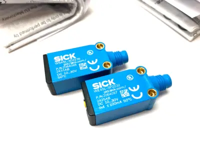 USED SICK THROUGH-BEAM PHOTOELECTRIC SENSOR SET TRA. & REC.