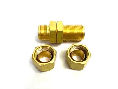 B-810-61 | Swagelok  Brass Bulkhead Compression Tube Fitting 1/2" OD Tube - New Other