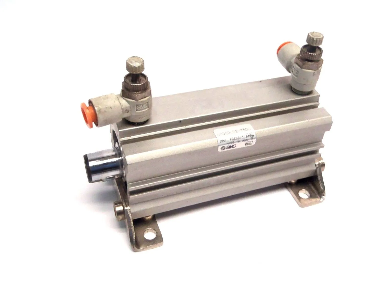 NCDQ2L32-75DC | SMC  Pneumatic Compact Cylinder 32mm Bore 75mm Stroke - Used