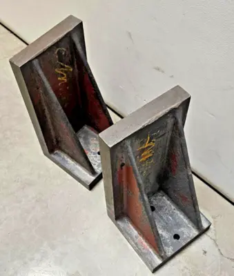 2 Pcs Pair Angle Block 6" x 12" x 6" Machinist Tool Milling Precision