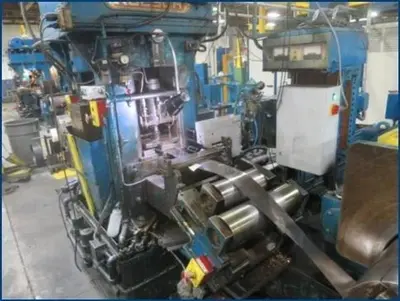2.5" (63.5mm) x 8" (203mm) x 10" (254mm) RUESCH 4-HI ROLLING MILL