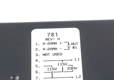 USED ANDERSON INC. MODEL 781 TEMPERATURE CONTROLLER