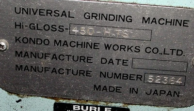 USED 1986 Kondo 450-U-H-TS