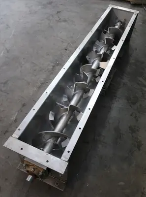 SPC7202  Conveyor screw conveyor Stainless Steel, 9" dia x 72"l