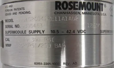 NEW ROSEMOUNT 3051S2CD4A2E11A1AD2 PRESSURE TRANSMITTER
