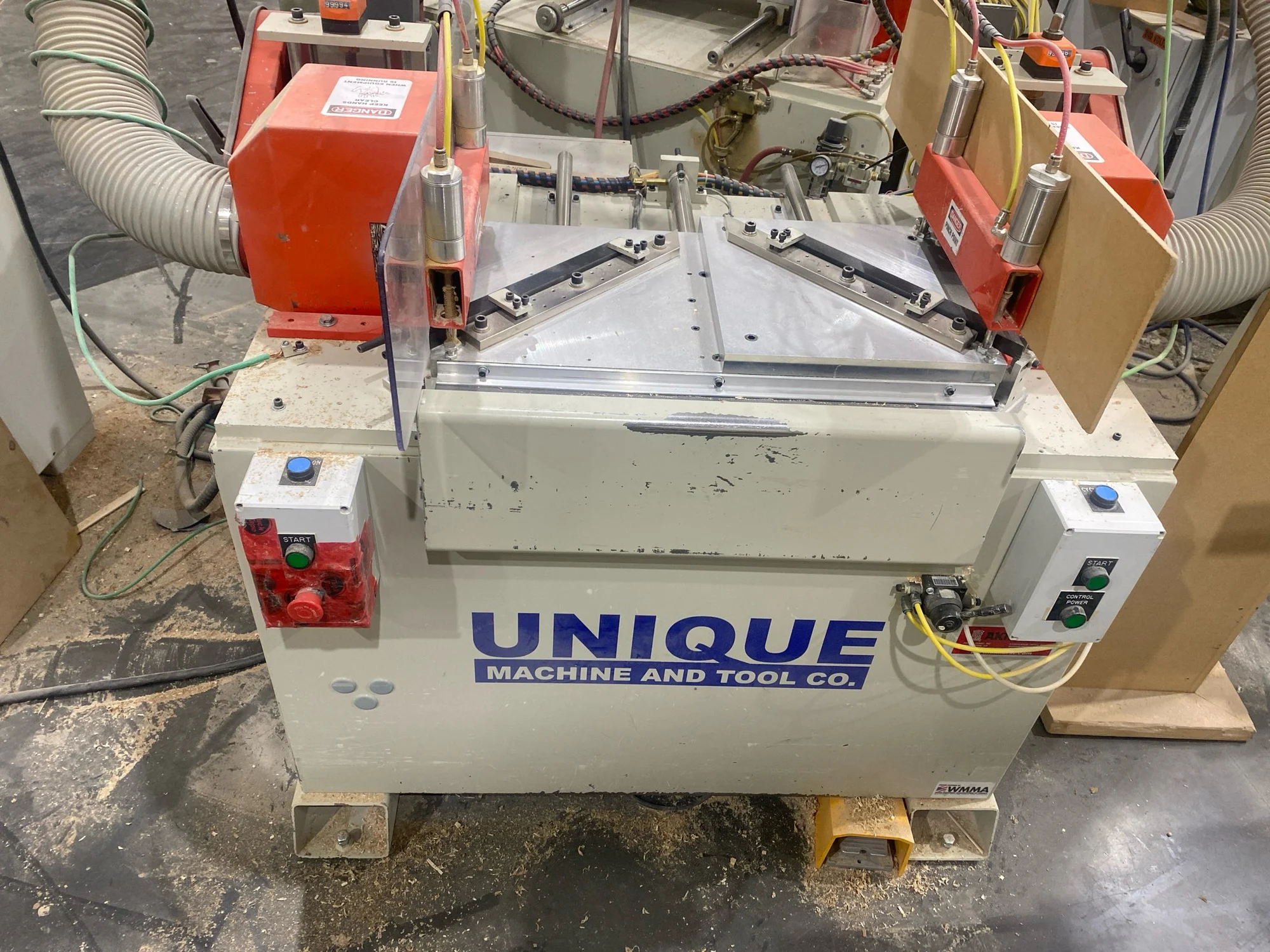Unique 313 Mitre Door Machine