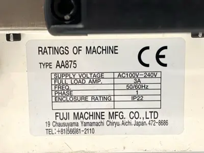 USED FUJI NXT FEEDER SETTING STAND DAMAGED POWER CORD