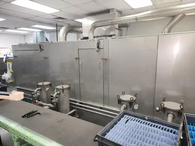USED 2013 SYSTEM TECHNOLOGIES 2-STAGE INLINE PARTS WASHER