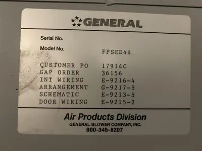 USED GENERAL AIR FPSED44