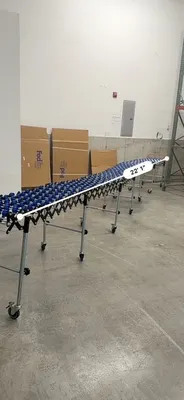 GLOBAL INDUSTRIAL 24" Portable Flexible Conveyor Conveyors | Global Machine Brokers, LLC (5)