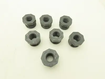 Lasco D2464 Pipe Fitting Adapter 3/4" NPT 1-1/2" NPT Schedule 80 PVCI Lot of 7