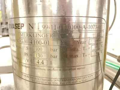 Novasep G.8014.100-01 HPLC Compression Column
