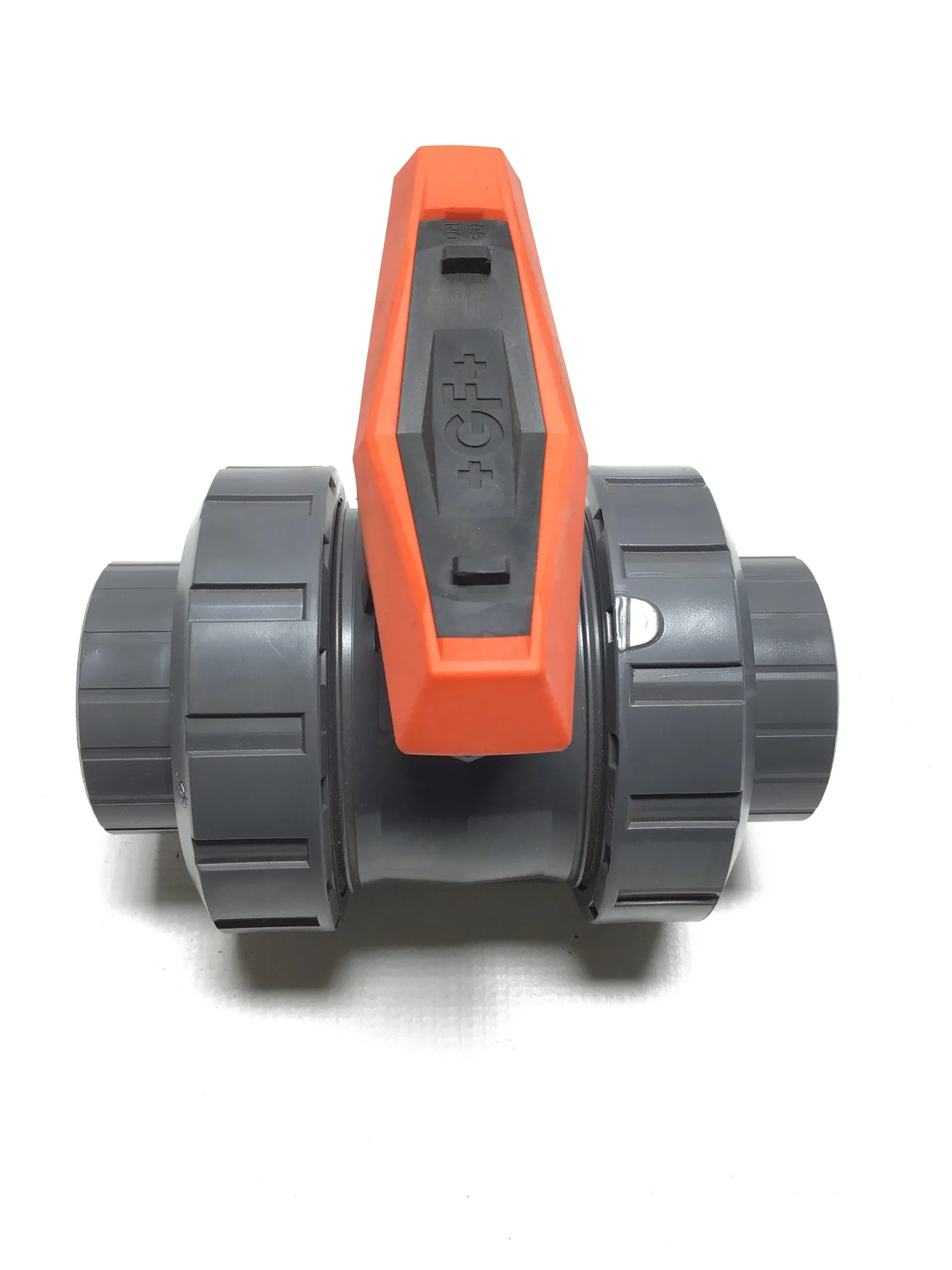 Georg Fischer 161 546 347 PVC-U 2 Way Ball Valve Inline True Union