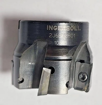 Ingersoll 2" FACE MILL indexable Milling Cutter Carbide 2J6B02R01