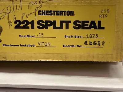 New | in-Stock CHESTERTON 221 Seals & Gaskets Ohio US | Surplus Asset Holdings #1514618