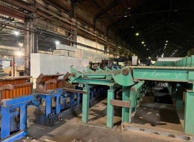 SMS SIMAC Two Roll Straightener, fully hydraulic with all the handlings, in condition of a new, just few run hours, POA