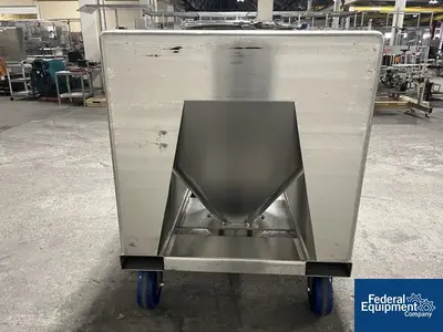 USED TOTE Systems 48" x 42" x 10"  Tote Systems Stainless Steel Transfer Bins