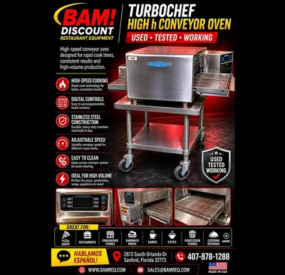 USED TURBOCHEF HCS1618