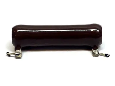 USED OHMITE VITREOUS WIREWOUND POWER RESISTOR PCB MOUNT 20W 50KΩ
