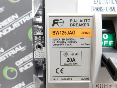 USED FUJI ELECTRIC BW125JAG-3P020