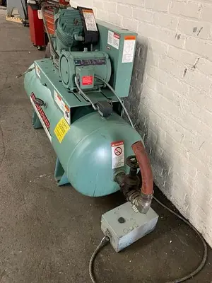 5915-540 Gardner Denver Air Compressor Two-Stage Compressor Pump (5HP) 80 Gal Horizontal Tank