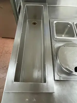 Used Duke Used Duke HCSS-LH Stainless Steel Dry Channel Soup Warmer Heated Holding Station Buffet - 220V Steam Tables (Food) Illinois US | Falcon Restaurant Supply #1375909