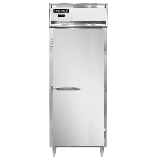 Continental D1FENSA 28 1/2" Designer Line One Section Reach In Freezer, (1) Right Hinge Solid Door, 115v