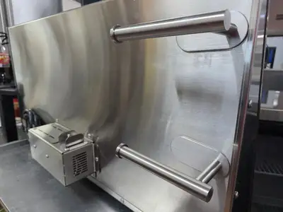 Used Marshall Used Marshall 175401 36" ThermoGlo Heated Stainless Steel Wall Mounted Shelf 120V - FG7 Heated Cabinets & Displays Illinois US | Falcon Restaurant Supply #1373790