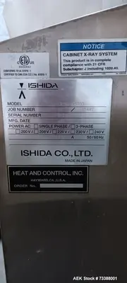 Used ISHIDA IX-GA-65100 Metal Detectors Illinois US | Aaron Equipment #86784