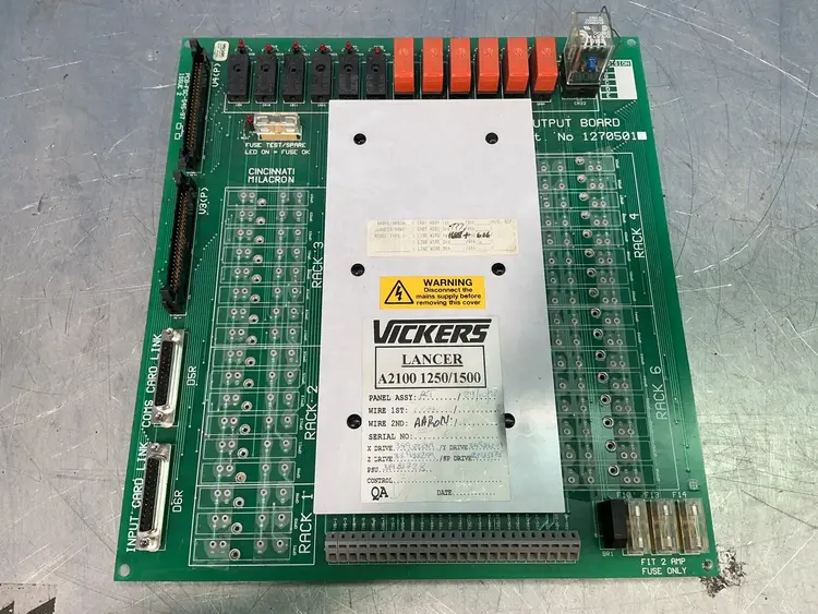 Used VICKERS A2100  1250/1500 I/O Boards & Replacement Parts Ohio US | HGR 24 #1358786