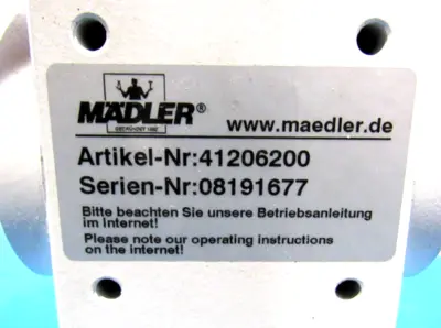 NEW MADLER 41206200 GEARBOX