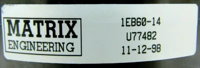 NEW MATRIX ENGINEERING 1EB60-14 MOTOR BRAKE 1EB6014