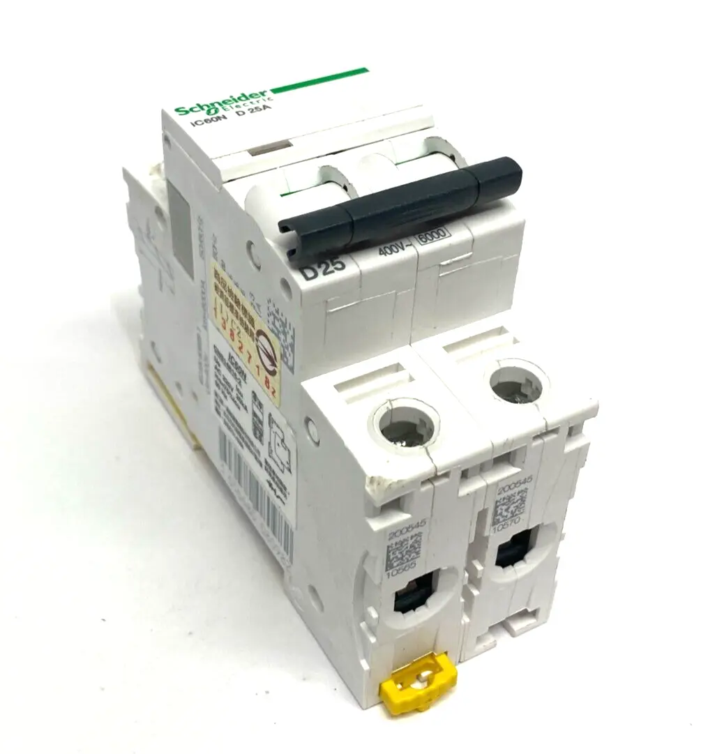 Used Schneider Electric Acti9 iC60N Miniature Circuit Breaker 2-Pole D-Curve Circuit Breakers Michigan US | Maverick Industrial Sales #1460509