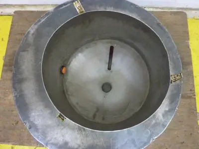 USED METAL FABRICATOR HOPPER624
