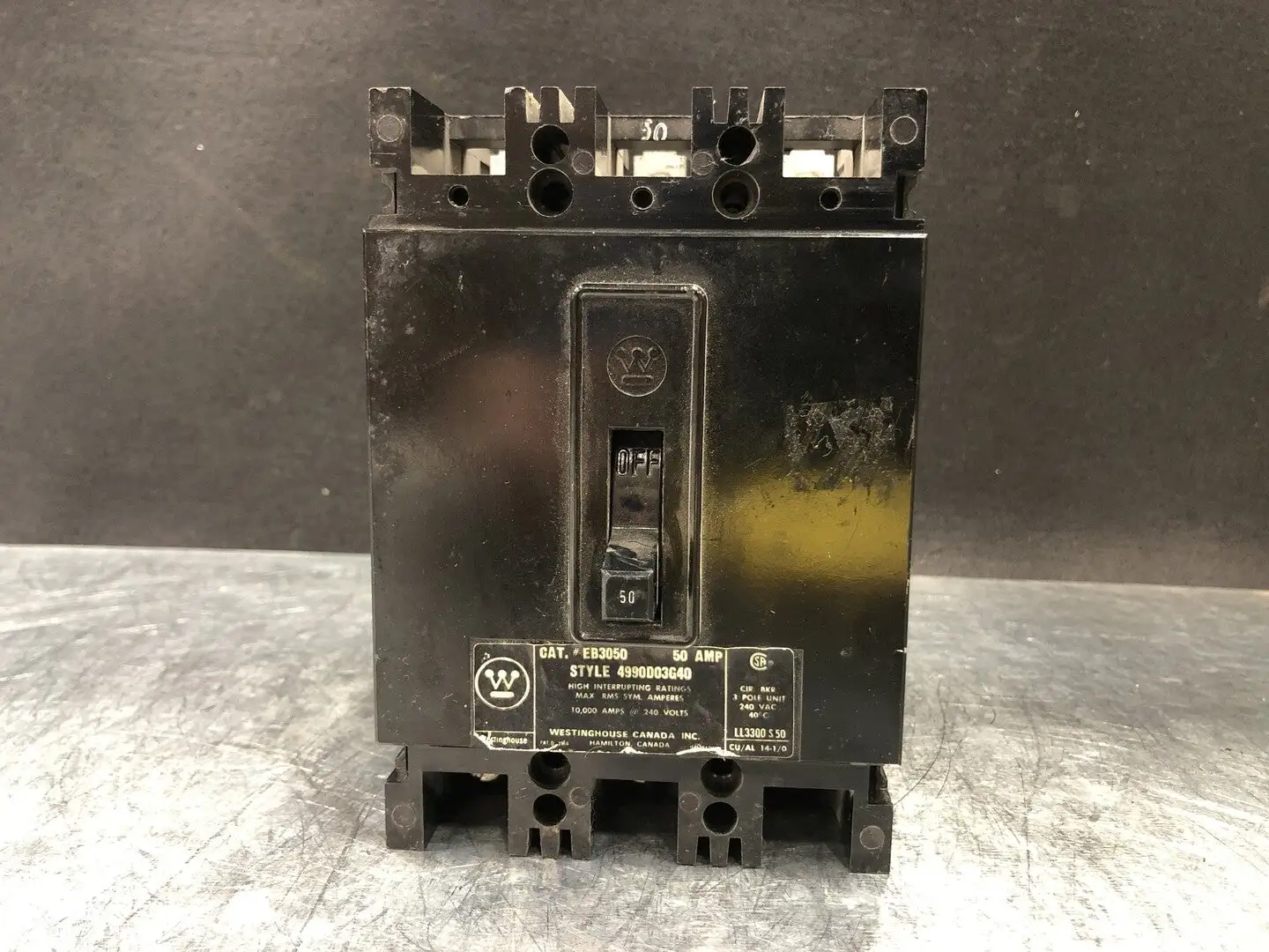 USED WESTINGHOUSE EB3050