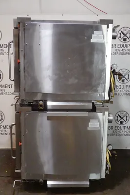 HARDT NATURAL GAS DOUBLE STACKED COMMERCIAL ROTISSERIE MODEL INFERNO 4500 (CAPACITY 80 CHICKENS)