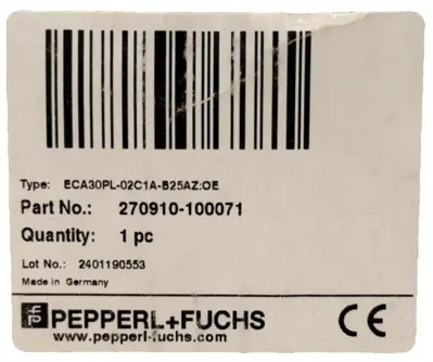 NEW PEPPERL & FUCHS 270910-100071