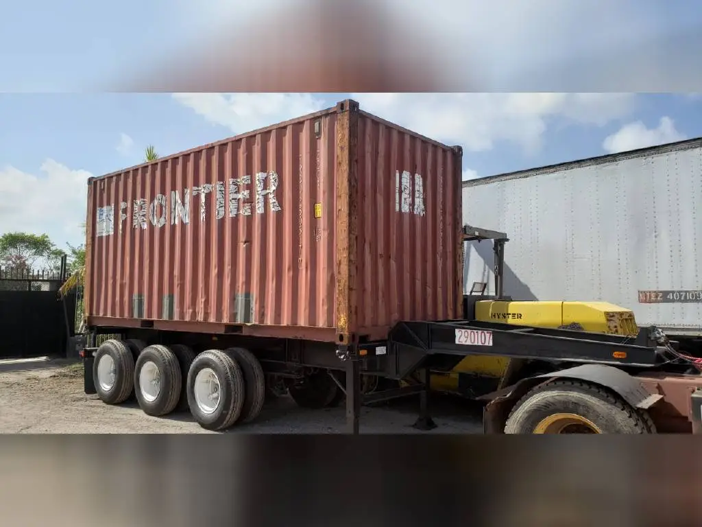 Used A PLUS 20′ SHIPPING CONTAINER Chassis Florida US | USA Transequipment #1542613