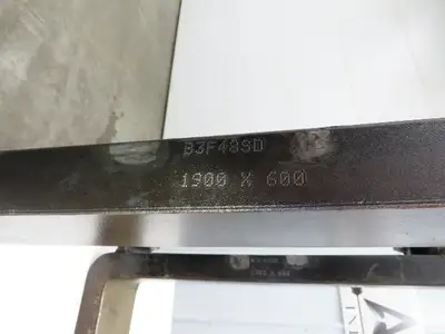 Cascade 7250032 4.75X48" Class 3 Steel Forklift Forks 20" Carriage 1900X600