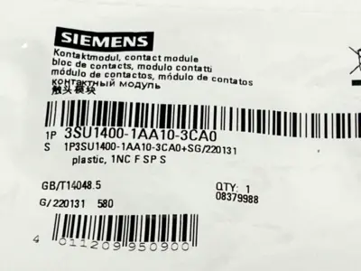 3SU1400-1AA10-3CA0 | Siemens  Contact Module - New